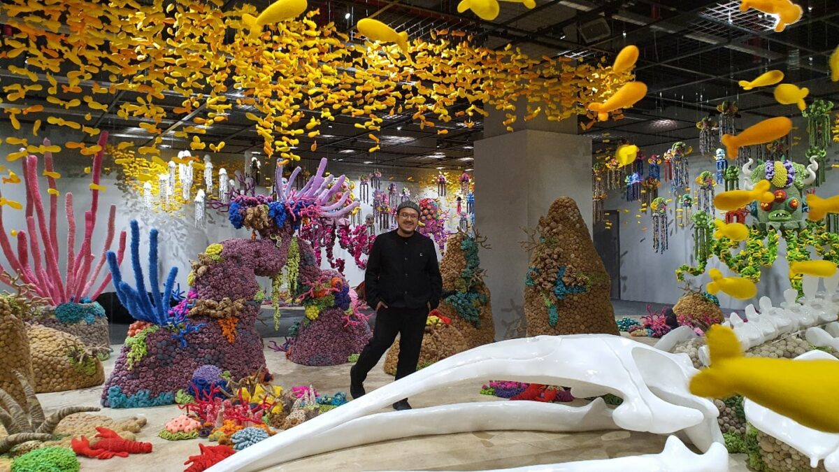 Fragile Ecologies Otherworldly Embroidered Coral Like Ecosystems By Mulyana 9