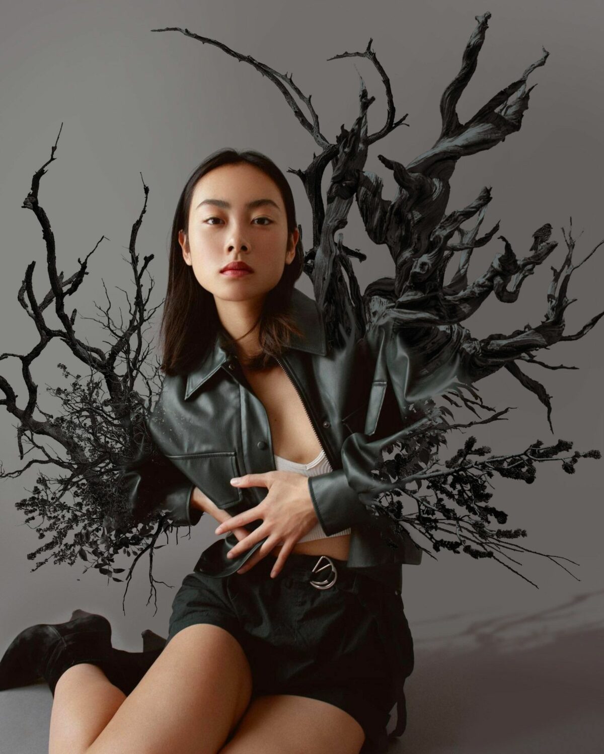 Girls And Nature Incredible Digital Collages By Charles Bentley 1