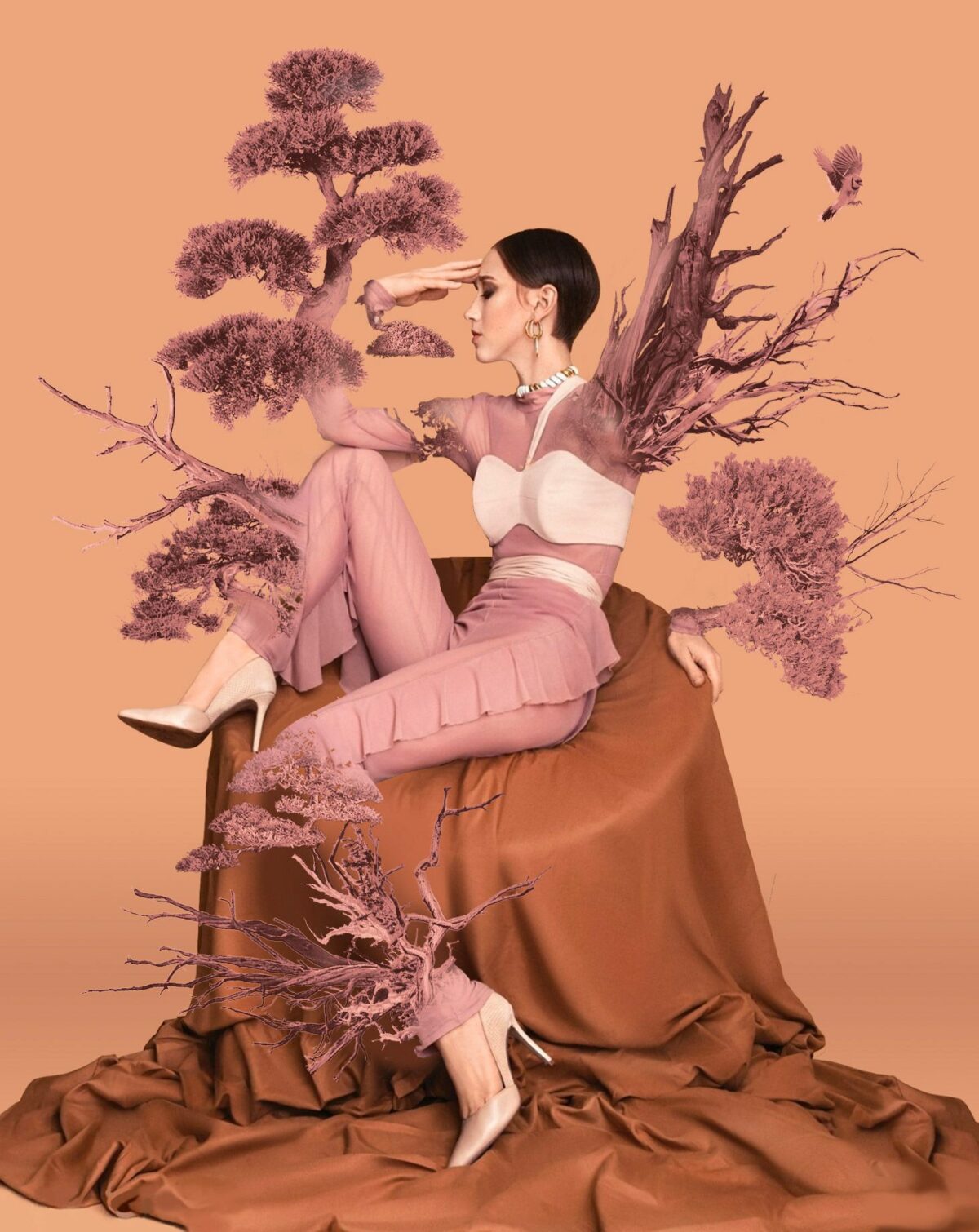 Girls And Nature Incredible Digital Collages By Charles Bentley 12