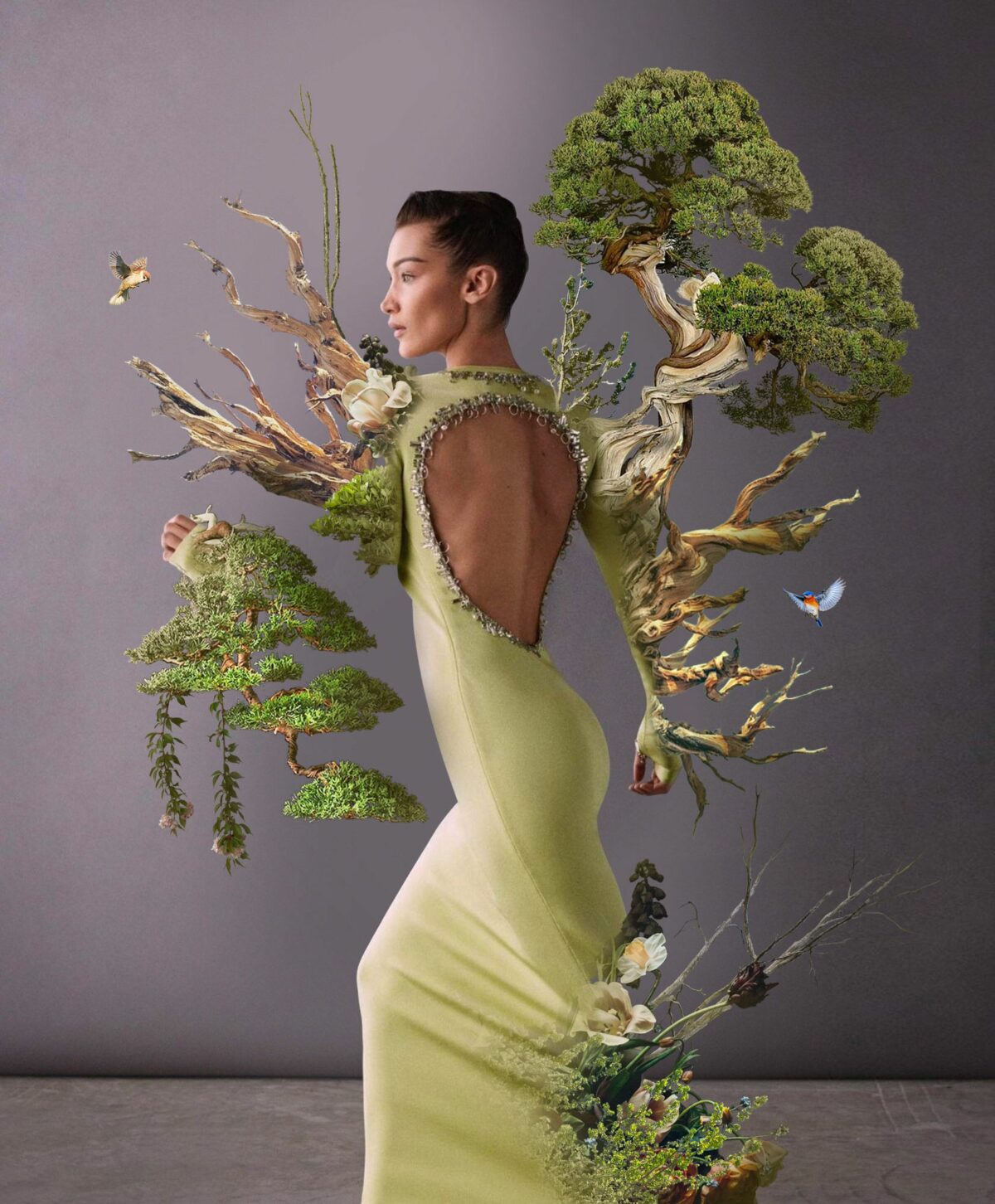 Girls And Nature Incredible Digital Collages By Charles Bentley 14