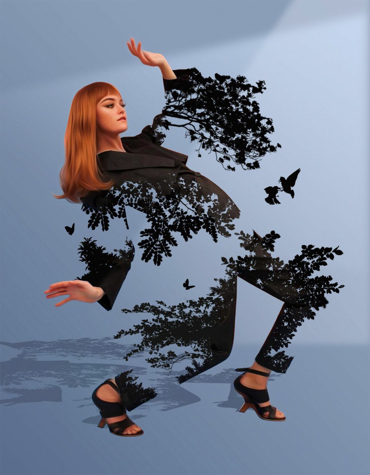 Girls And Nature Incredible Digital Collages By Charles Bentley 20