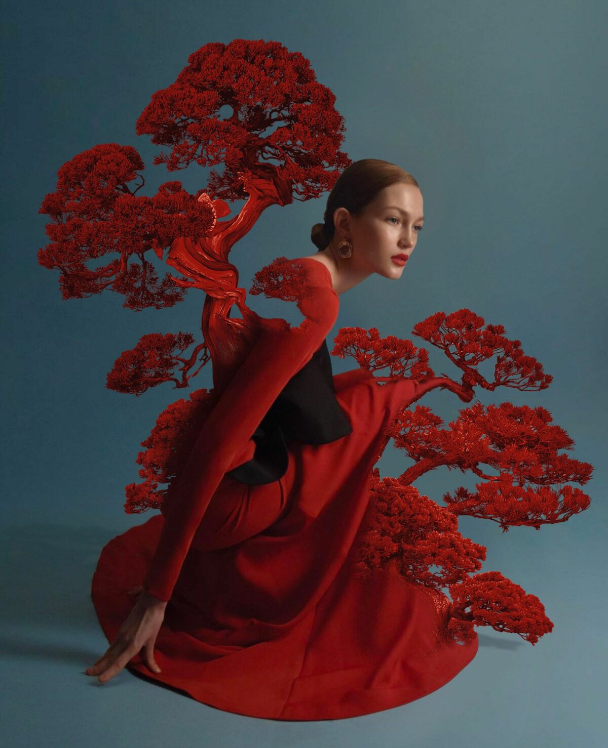 Girls And Nature Incredible Digital Collages By Charles Bentley 5