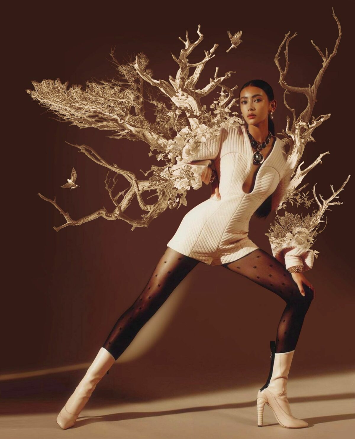 Girls And Nature Incredible Digital Collages By Charles Bentley 6