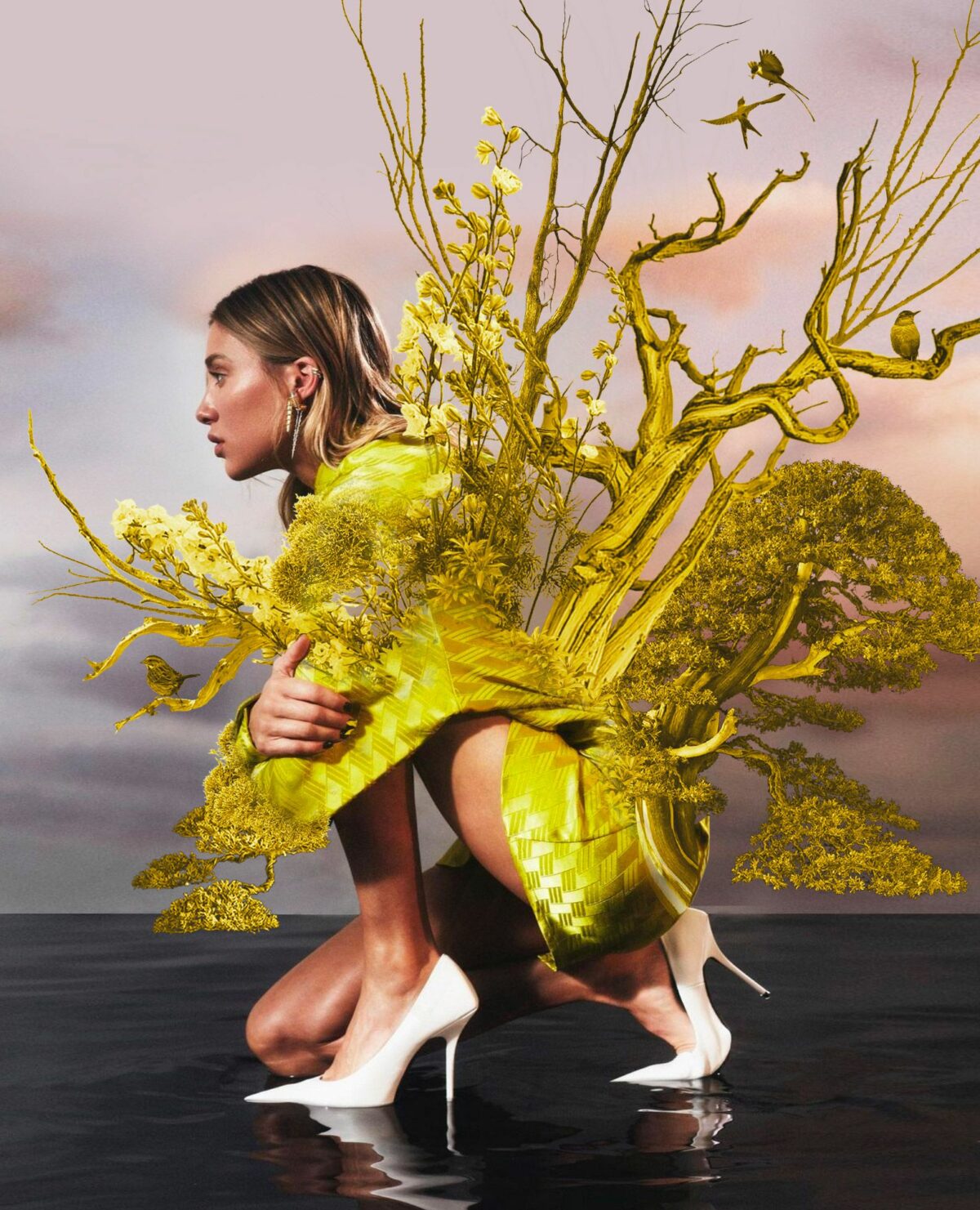 Girls And Nature Incredible Digital Collages By Charles Bentley 9