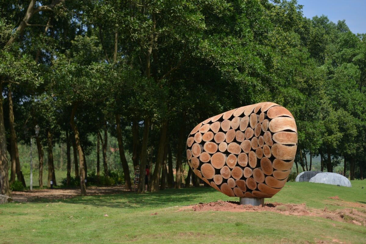 Impressive Contemporary Wood Metal And Stone Sculptures By Jaehyo Lee 6