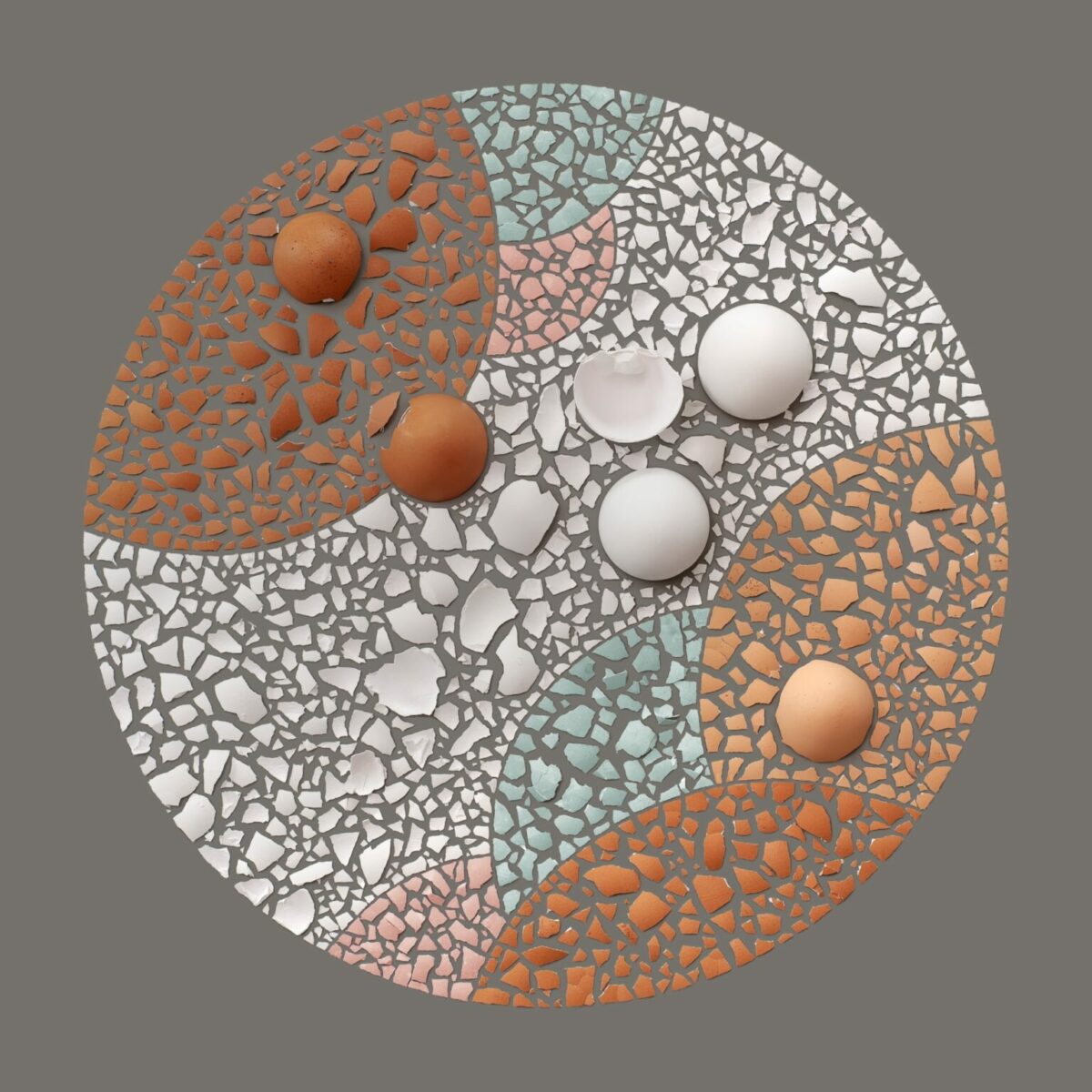 Incredible Mosaics Made Of Natural Materials Food And Everyday Objects By Kristen Meyer 15