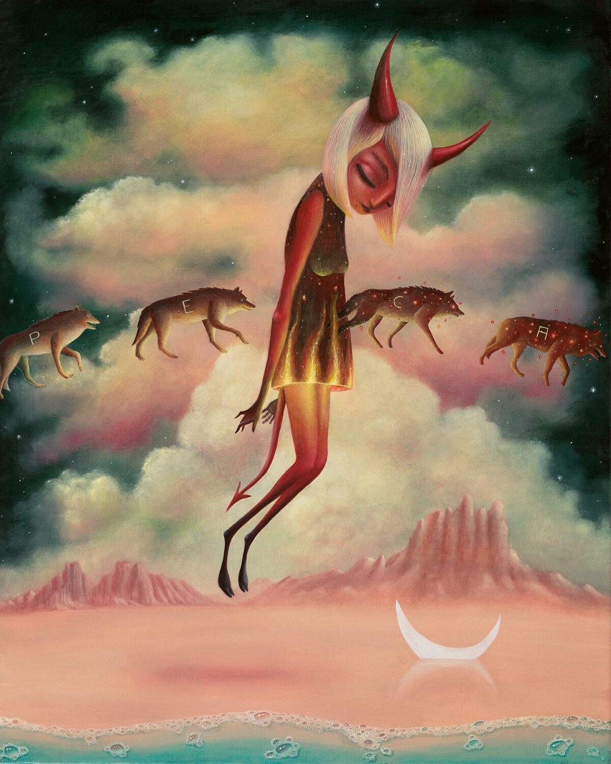 Lovely Paintings Of Quirky Creatures By Peca 10