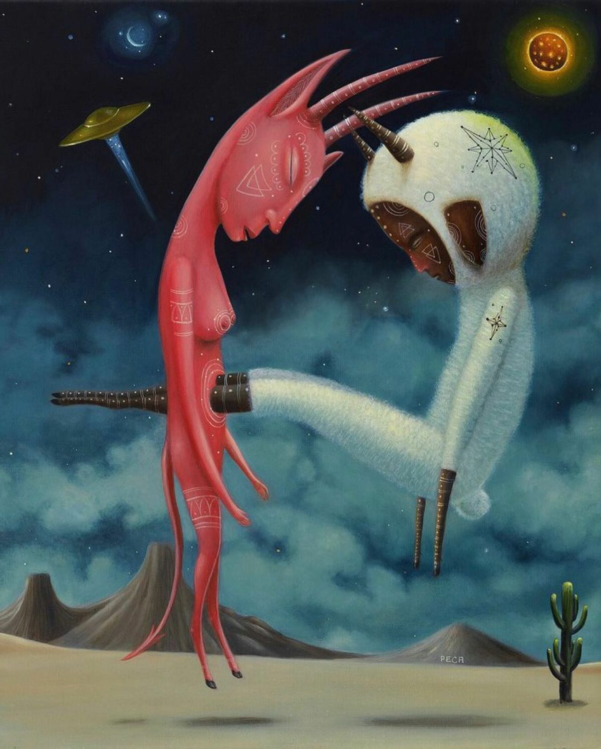 Lovely Paintings Of Quirky Creatures By Peca 11