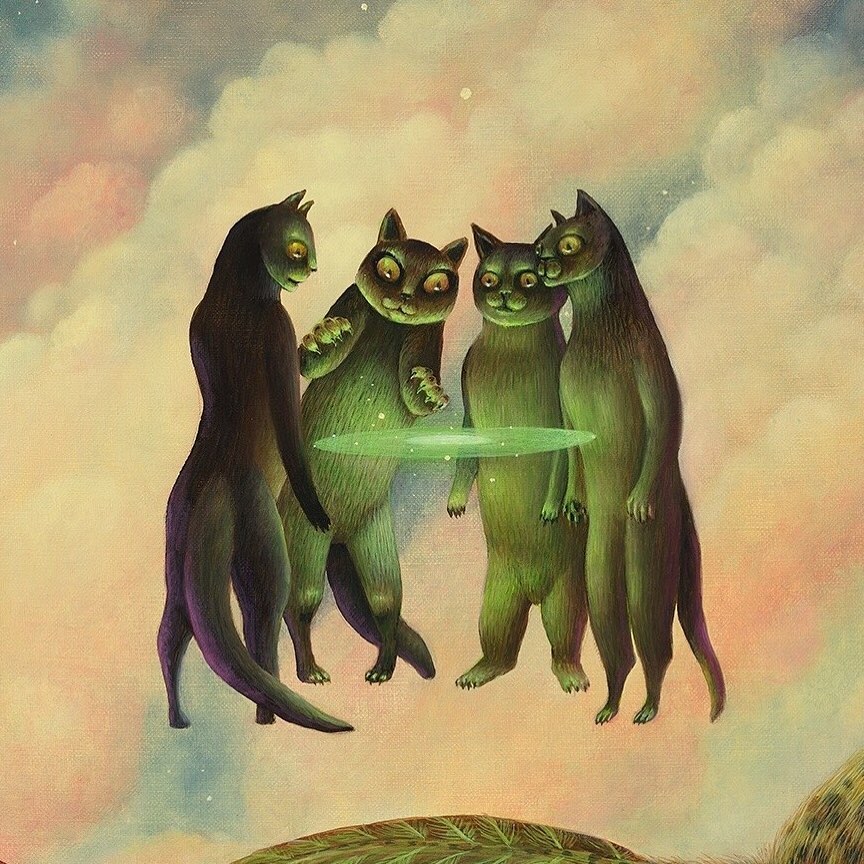 Lovely Paintings Of Quirky Creatures By Peca 13