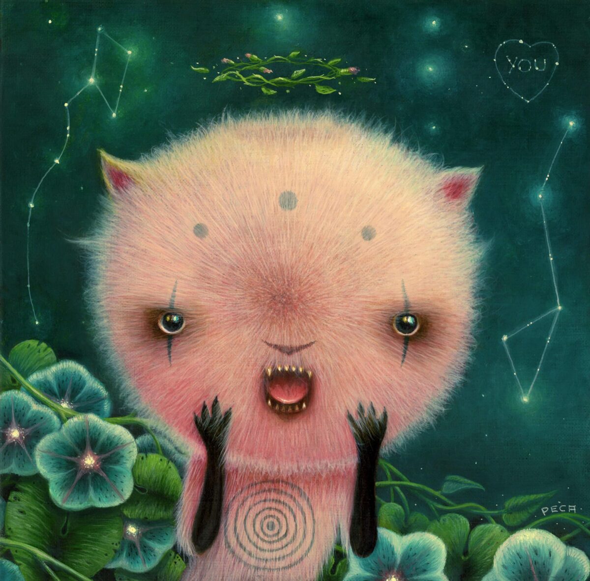 Lovely Paintings Of Quirky Creatures By Peca 5