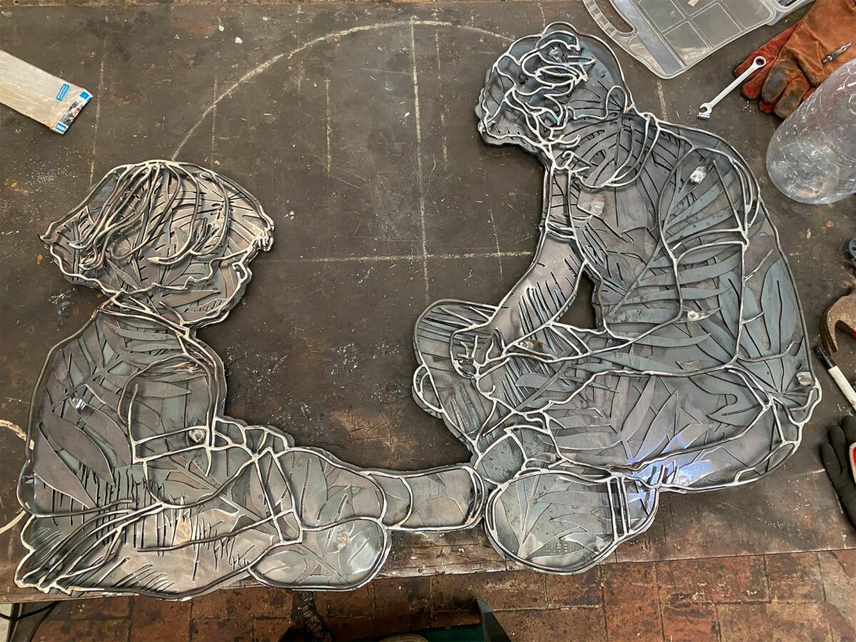 Metal Illustrations Amazing Figurative Sculptures By Frank Plant 13