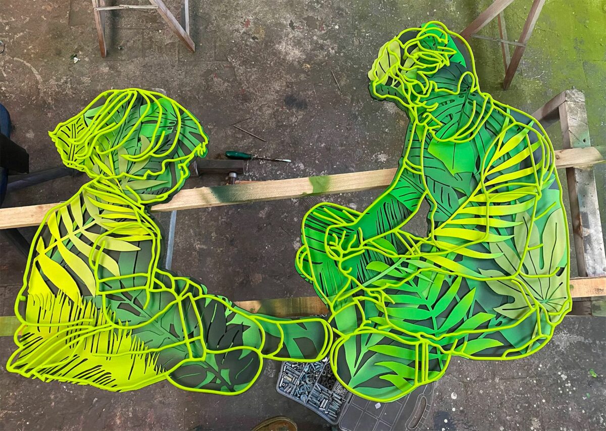 Metal Illustrations Amazing Figurative Sculptures By Frank Plant 14