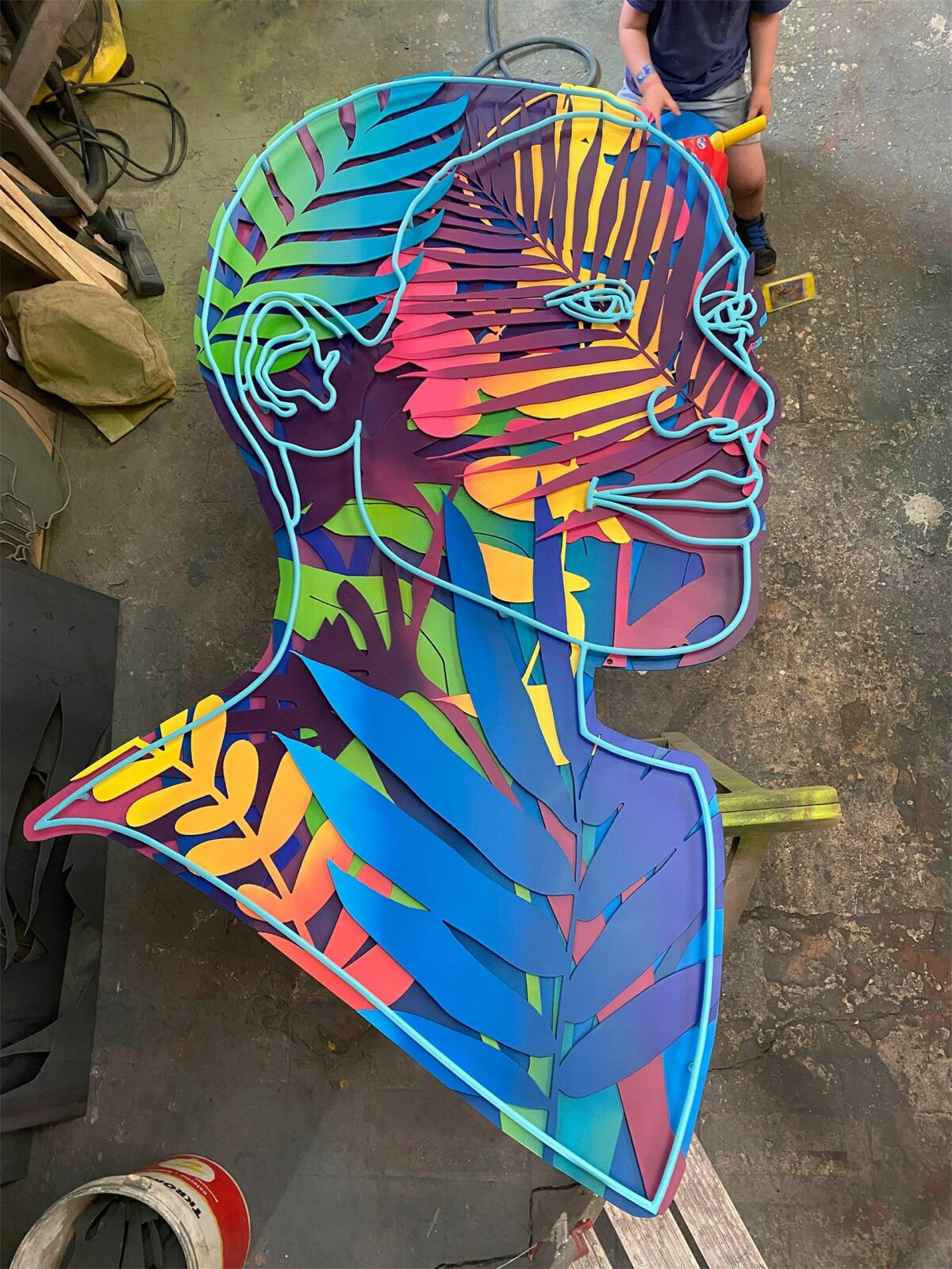 Metal Illustrations Amazing Figurative Sculptures By Frank Plant 5