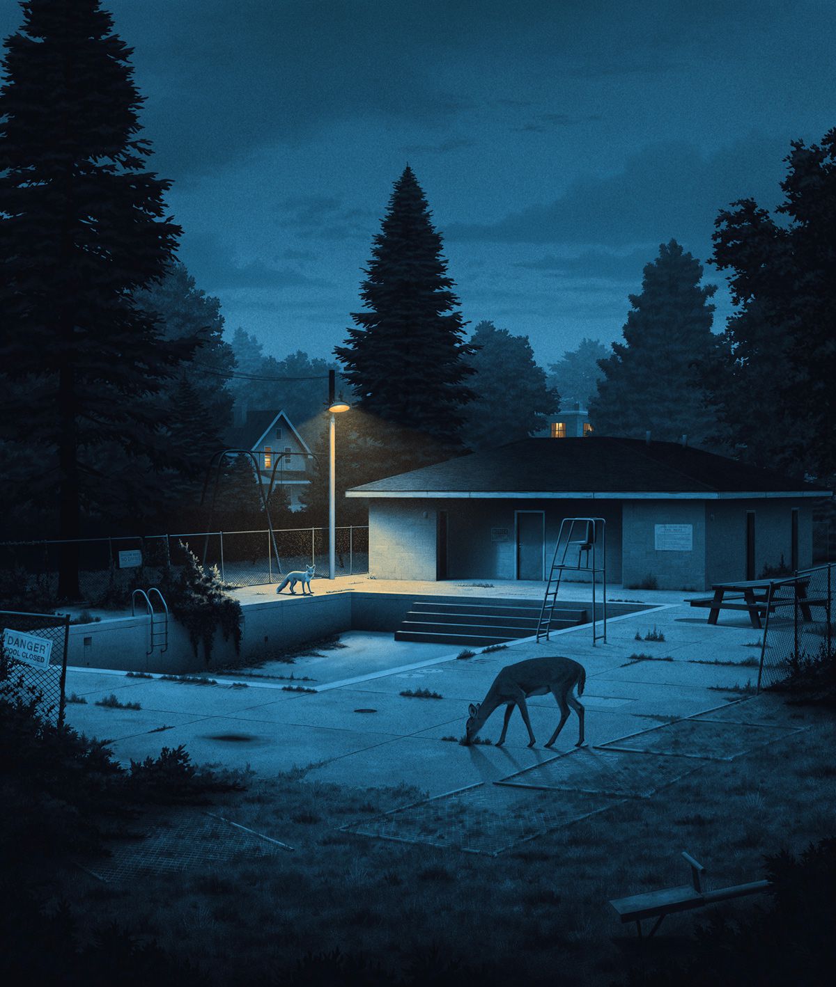 Nighttime Nostalgia Delightful Paintings By Nicholas Moegly 6