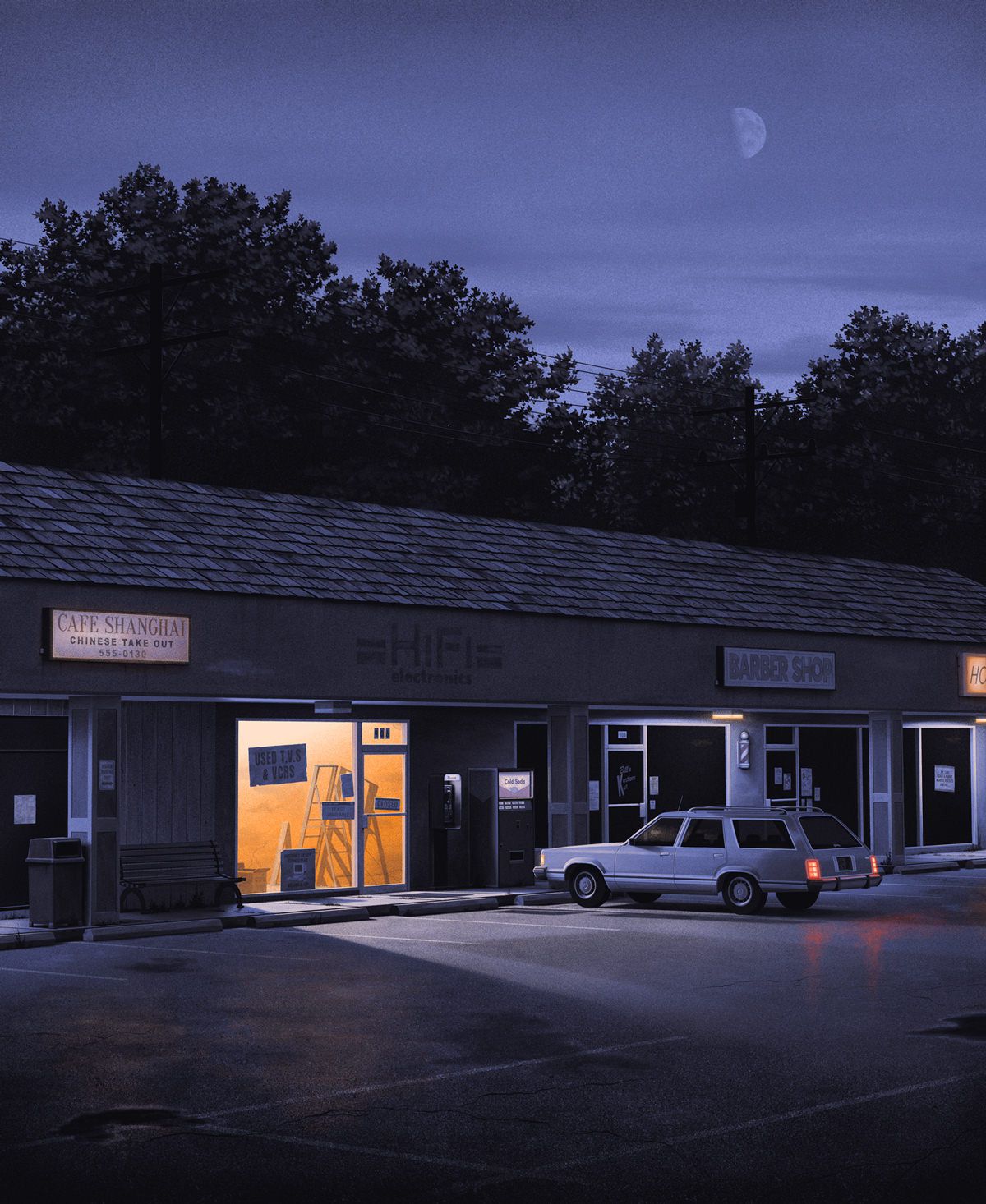 Nighttime Nostalgia Delightful Paintings By Nicholas Moegly 7