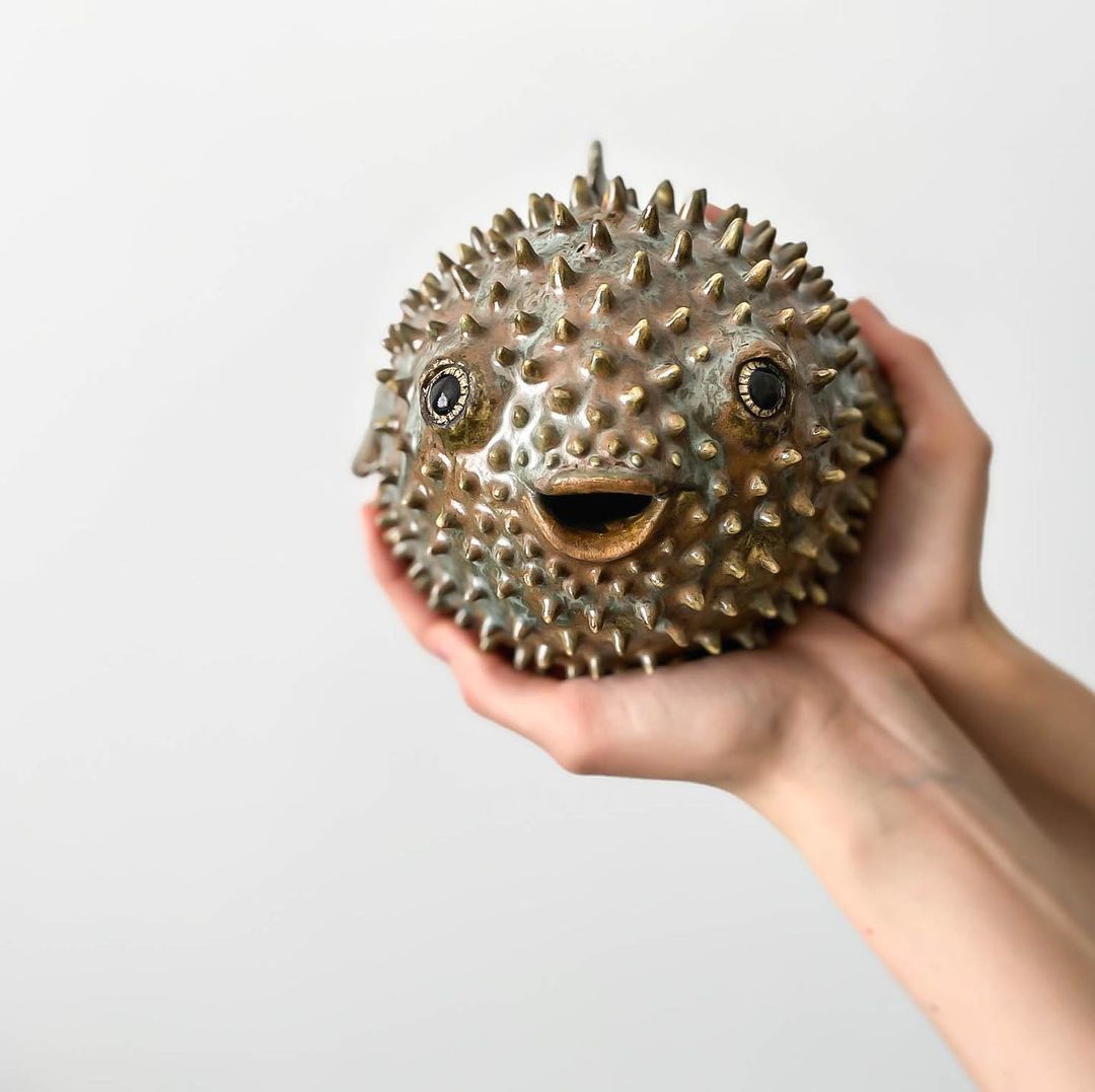 Splendid Whale Ceramic Sculptures By Alexandra Vergunova 12