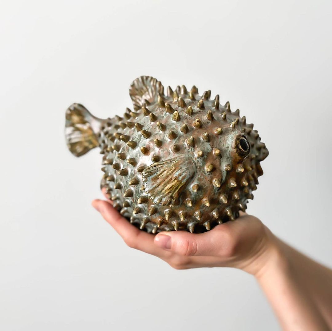 Splendid Whale Ceramic Sculptures By Alexandra Vergunova 13