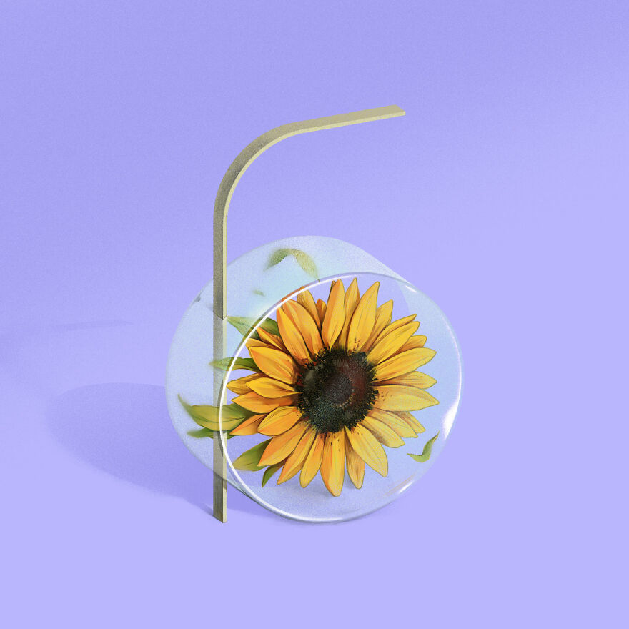 36 Days Of Type 2021 A Striking Alphabet Of Flowers Integrated Into Interior Elements By Laurynas Kamarauskas 7