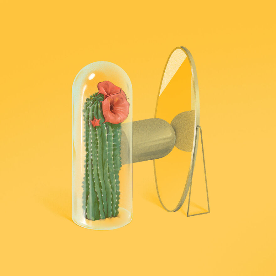 36 Days Of Type 2021 A Striking Alphabet Of Flowers Integrated Into Interior Elements By Laurynas Kamarauskas 18