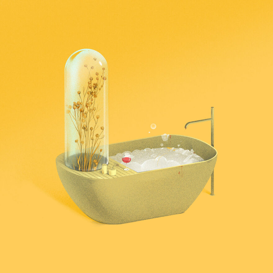 36 Days Of Type 2021 A Striking Alphabet Of Flowers Integrated Into Interior Elements By Laurynas Kamarauskas 22