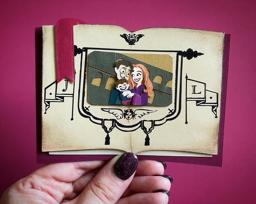 Adorable Paper Cuts Of Harry Potter Characters By Kristy Edgar 11