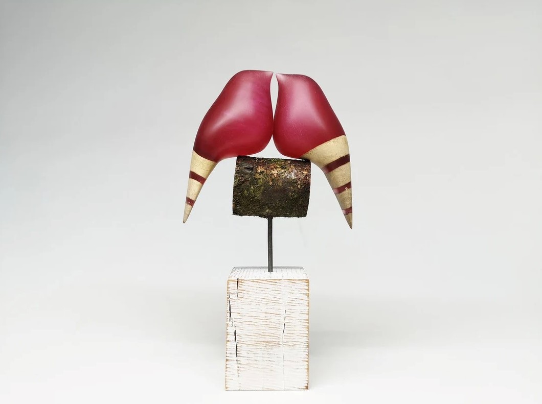Bird Wood And Resin Sculptures By Yurii Myketka 3