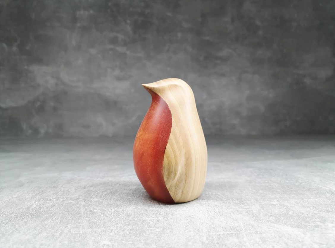 Bird Wood And Resin Sculptures By Yurii Myketka 6