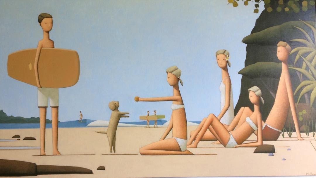 Coastal Living Inspired Oil Paintings By Craig Parnaby 9