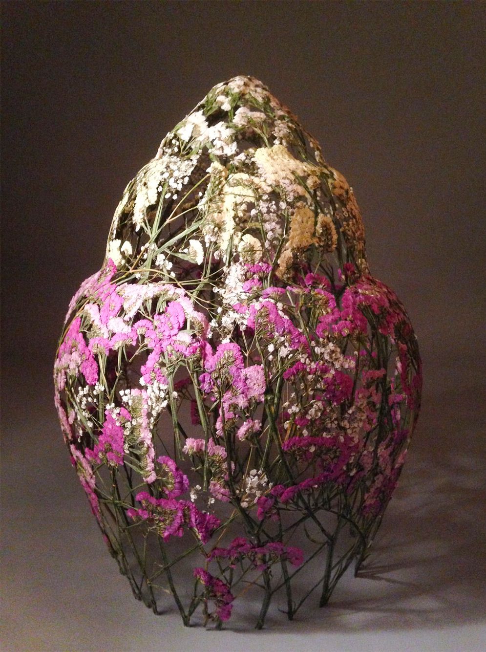 Delicate Vessels Made Of Pressed Flowers By Ignacio Canales Aracil 2