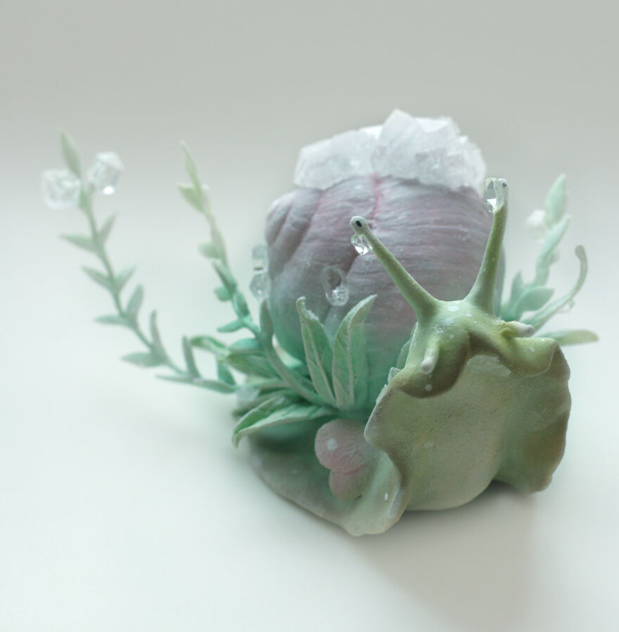 Fantasy Inspired Animal Sculptures Encrusted With Shiny Crystals By Svetlana 12