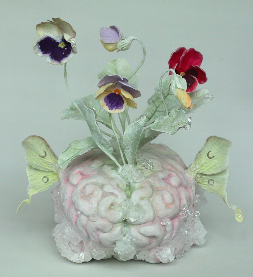 Fantasy Inspired Animal Sculptures Encrusted With Shiny Crystals By Svetlana 14