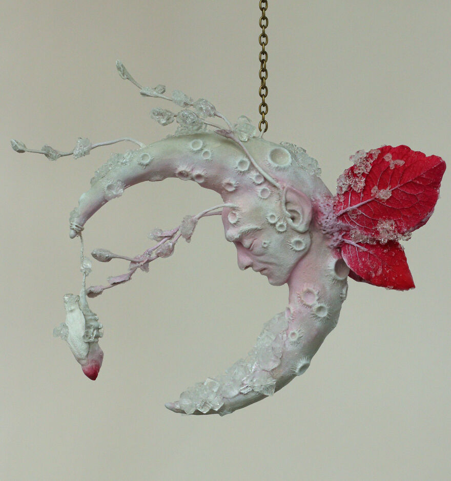 Fantasy Inspired Animal Sculptures Encrusted With Shiny Crystals By Svetlana 16