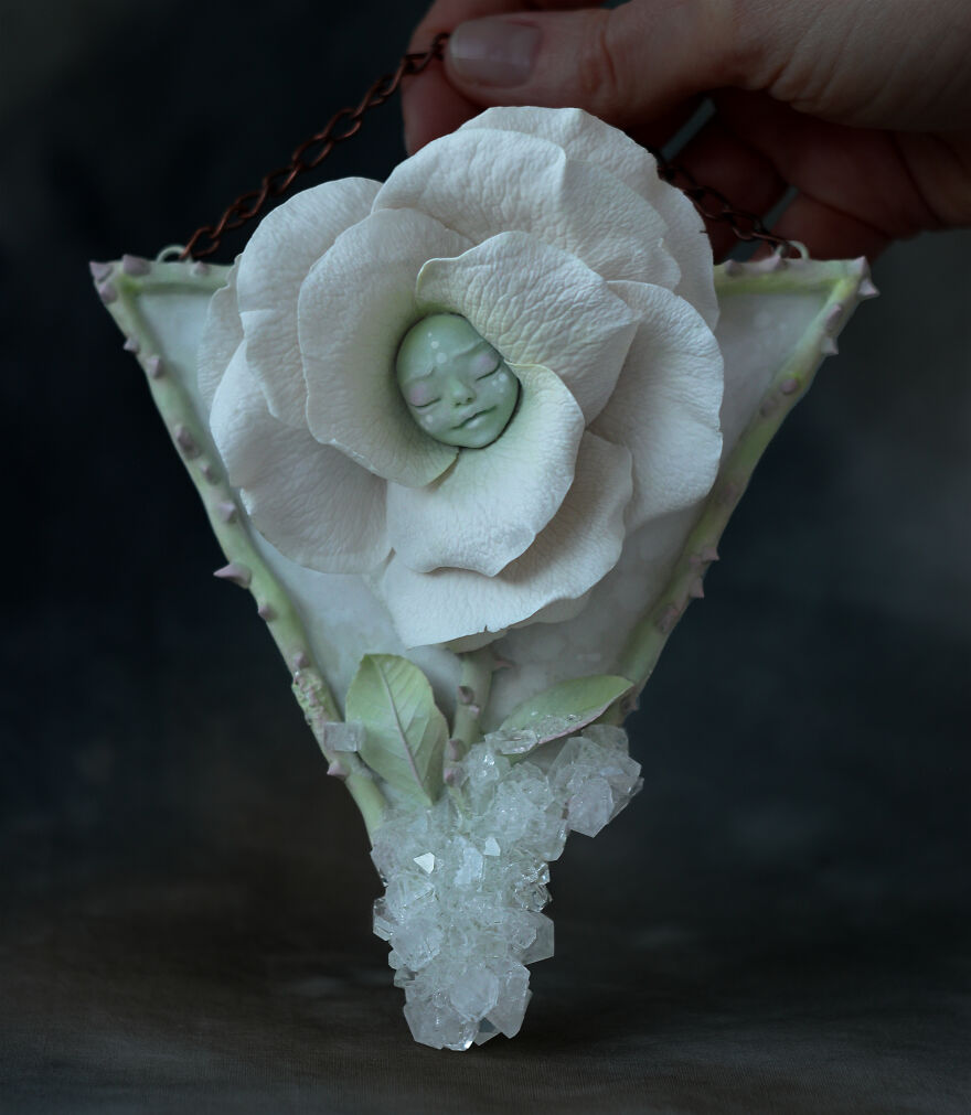 Fantasy Inspired Animal Sculptures Encrusted With Shiny Crystals By Svetlana 9