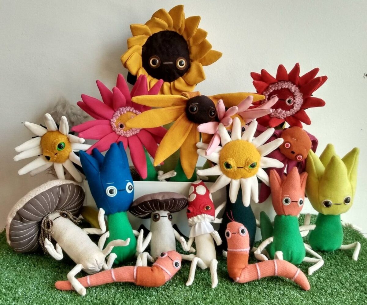 Fungus And Vegetable Textile Sculptures By Kami Goertz 10