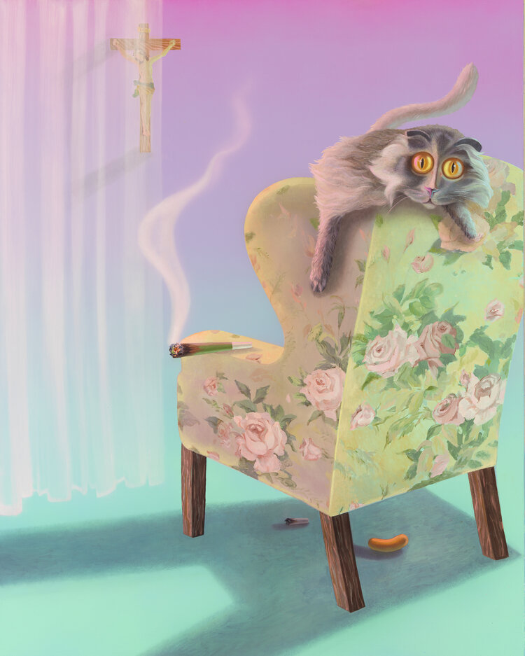 Haunting Daily Life Dark And Dreamy Paintings By Cindy Bernhard 15