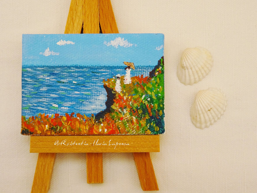 Iconic Paintings Recreated In Miniature Versions By Ilaria Lafronza 11