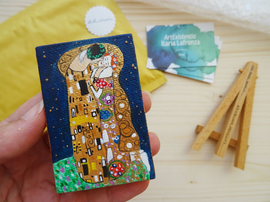 Iconic Paintings Recreated In Miniature Versions By Ilaria Lafronza 20