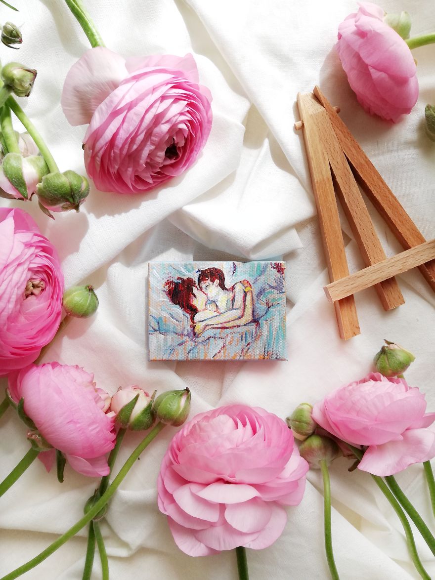 Iconic Paintings Recreated In Miniature Versions By Ilaria Lafronza 25