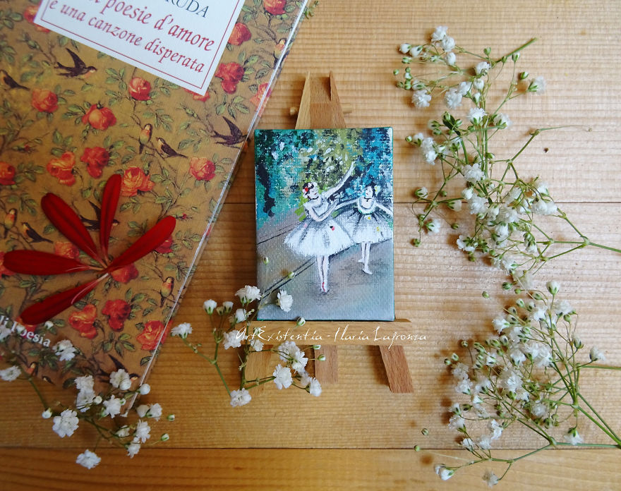 Iconic Paintings Recreated In Miniature Versions By Ilaria Lafronza 9