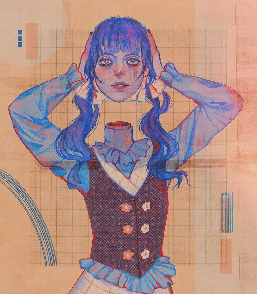 Surreal Traditional Painting Like Digital Portraits Of Ethereal Girls By Vitkaninn 8