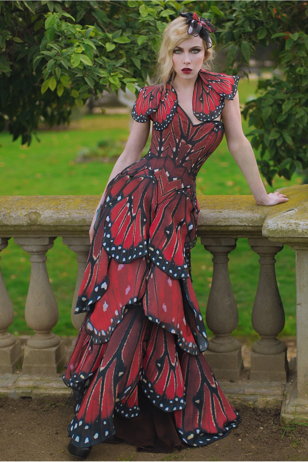 The Absolutely Stunning Dresses And Corsets Inspired By Butterfly Wings Of Bibian Blue 11