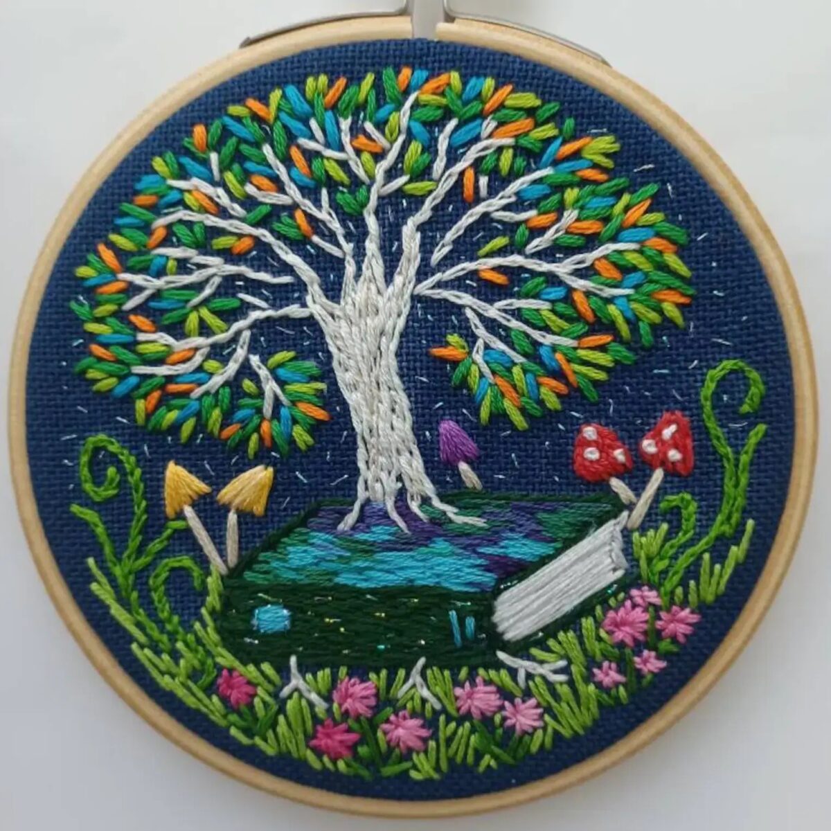 The Lovely Embroidery Hoop Art Of Joan Ratcliffe 8