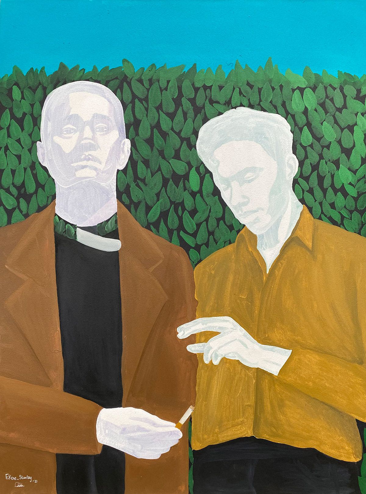 Thoughtful Figurative Paintings By Ekene Stanley Emecheta 3