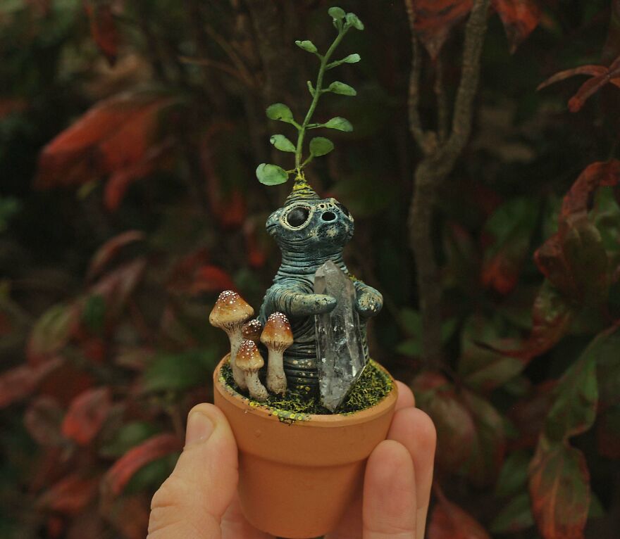 Whimsical Clay Sculptures Of Fantasy Creatures By Michelle Petersen 8