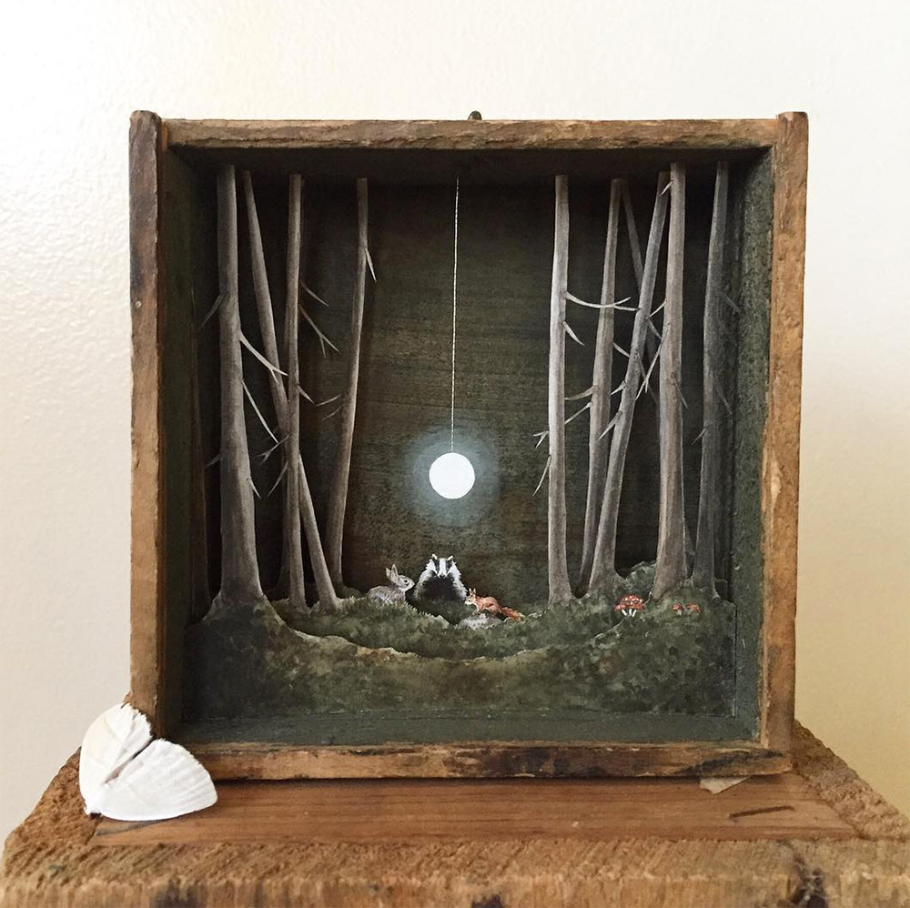 Box Dioramas Fabulous Mixed Media Artworks By Allison May Kiphuth 3