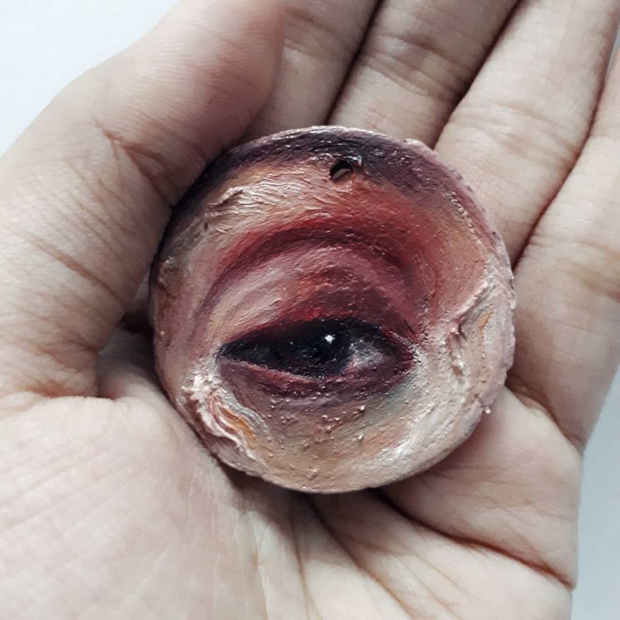 Expressive Eye Paintings By Maldha Mohamed 7