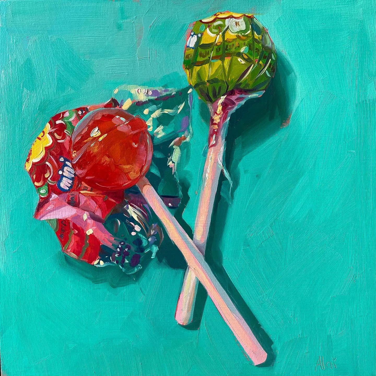 Figurative Bold Brush Paintings In Vivid Colors By Alai Ganuza 2