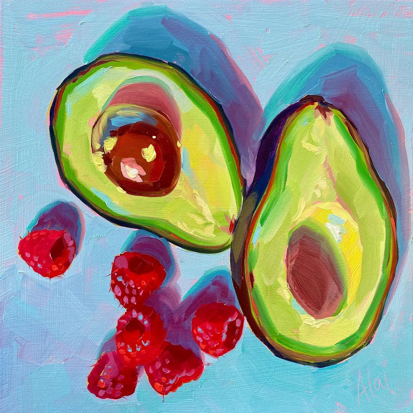 Figurative Bold Brush Paintings In Vivid Colors By Alai Ganuza 3