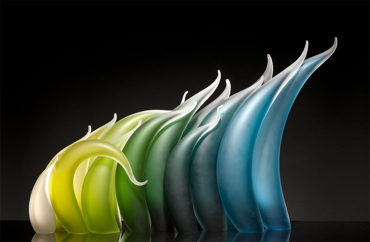 Magnificent Abstract Glass Sculptures By Rick Eggert 2
