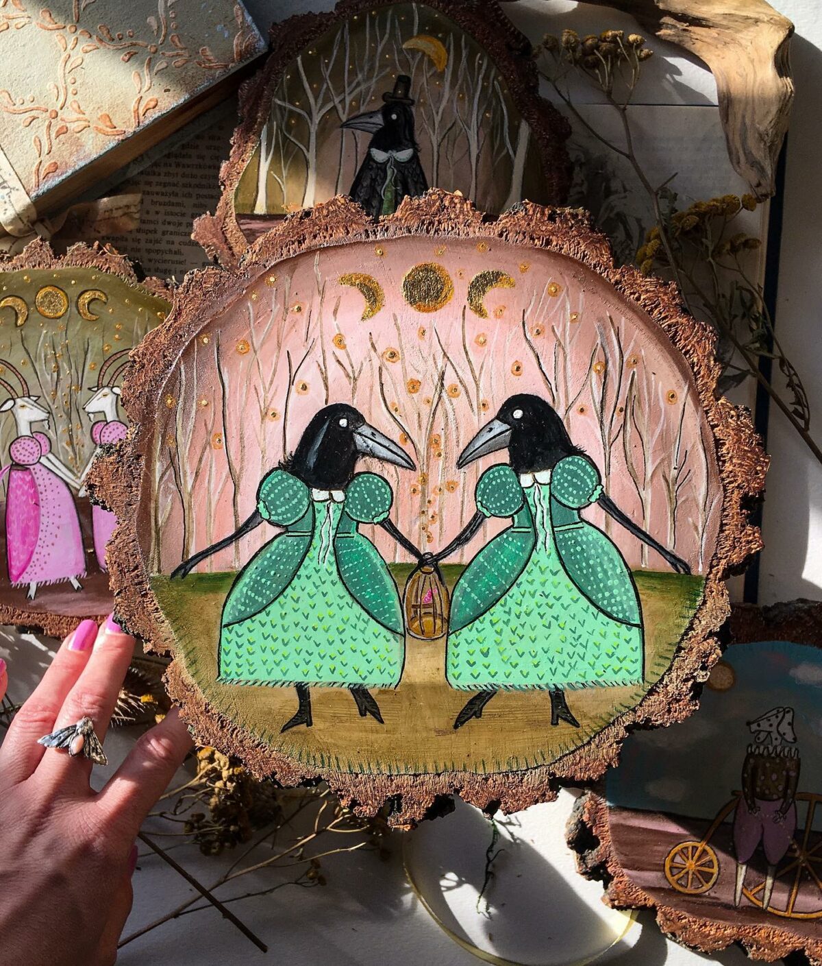 Whimsical Art Dolls And Paintings Of Magical Beings By Agata Glowacka Khloponina 16